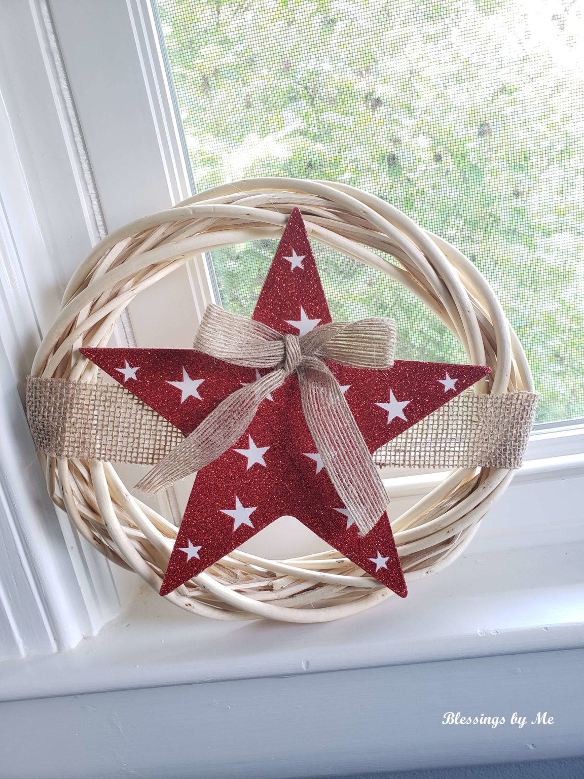 Star Wreath Dollar Tree DIY - DIY's & Crafts - Blessings by Me